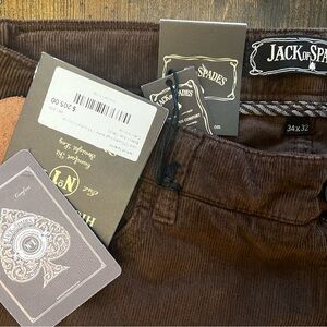 Men's Dark Brown Corduroy Pants